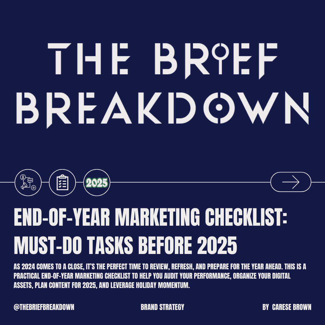 End-of-Year Marketing Checklist: Must-Do Tasks